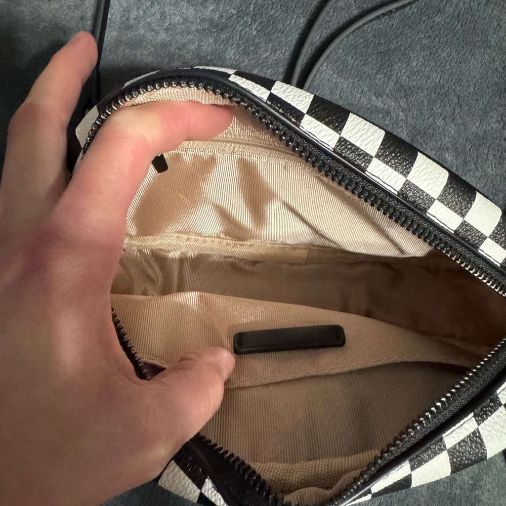I&R Checkered Black and White Crossbody Bag and others - Picture 2 of 5